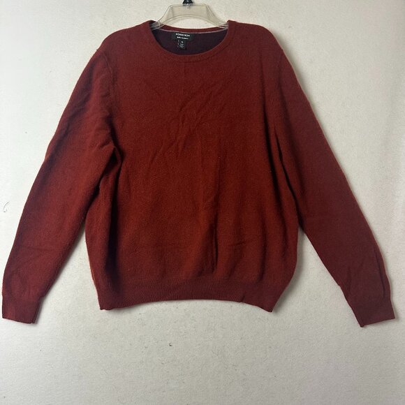 Nordstrom Cashmere Sweater XL burgundy red Classic Heritage Academia Capsule - Picture 1 of 4